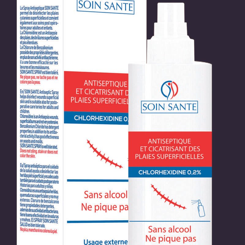 soin sante spray anti septique 125 ml